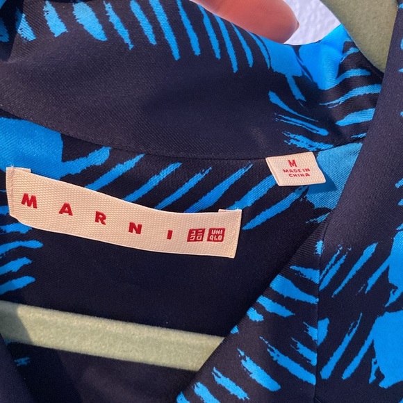 Uniqlo Marni Collaboration Oversized Open Collar Shirt and pants set - Picture 13 of 15